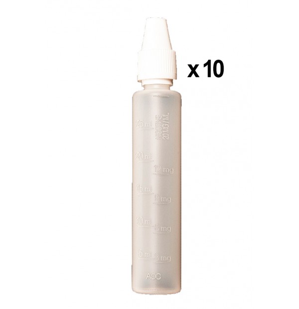 Bouteilles mixer graduées 30ml (x10)